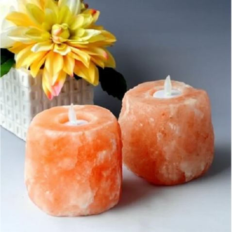 Himalaya Teelicht Salz- Lampe (bis 750g)