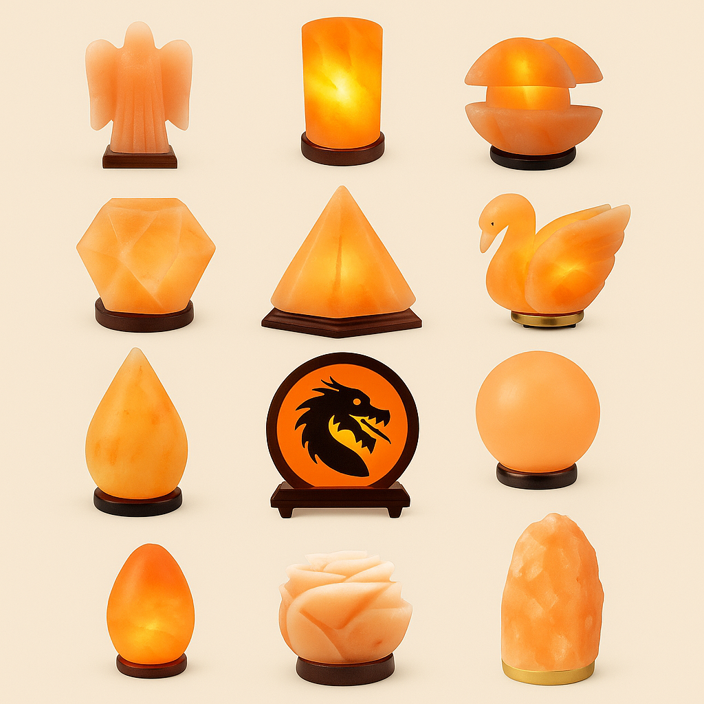 Himalaya Salz- Motivlampe (inkl. Beleuchtung)