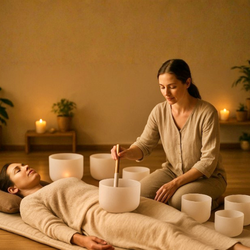 Klangschalen - Anwendung zur Tiefenentspannung & Regulation